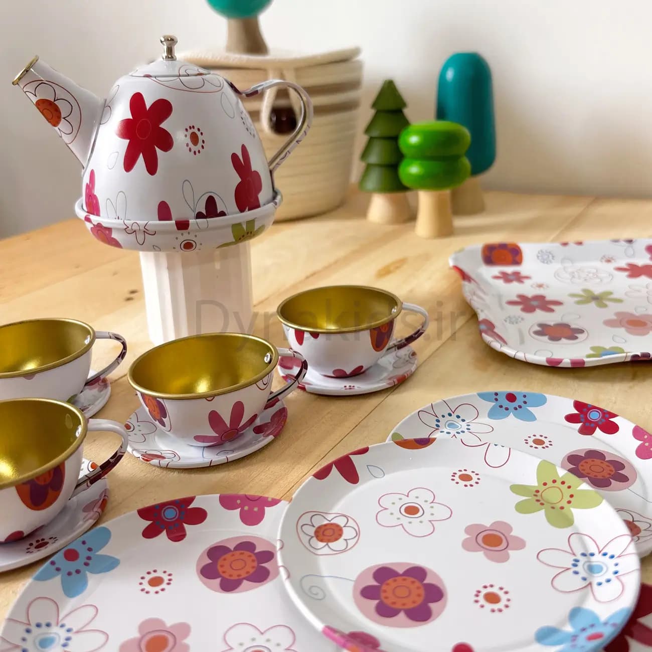 ست چای‌خوری فلزی کودک