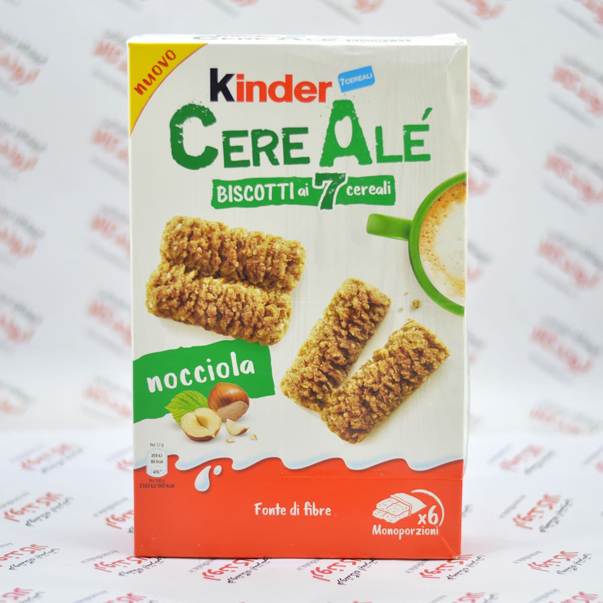بیسکوییت 7 غله کیندر Kinder مدل Nocciola