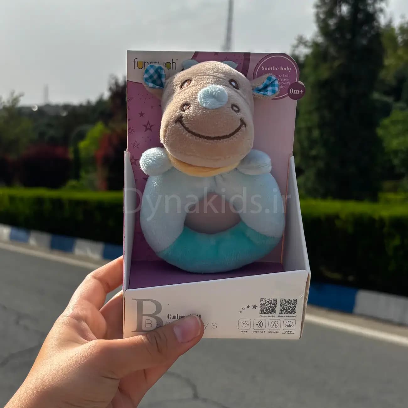 جغجغه پارچه‌ای عروسکی نرم Baby Toys — تصویر ۴