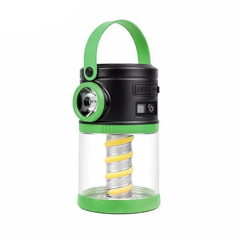 چراغ کمپی طرح فانوس مدل LW-18 شارژ خورشیدی