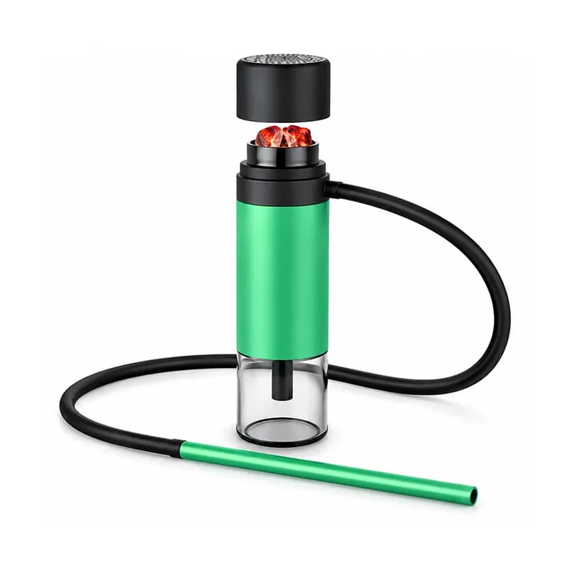قلیان مسافرتی و پرتابل هوکا مدل Mini Hookah – سبز