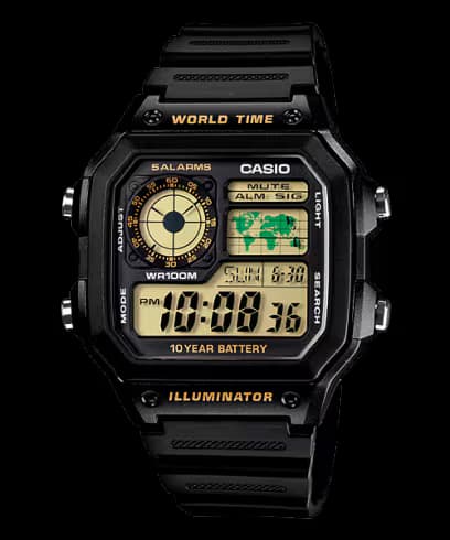 ساعت کاسیو Casio مردانه مدل AE-1200WH-1BV