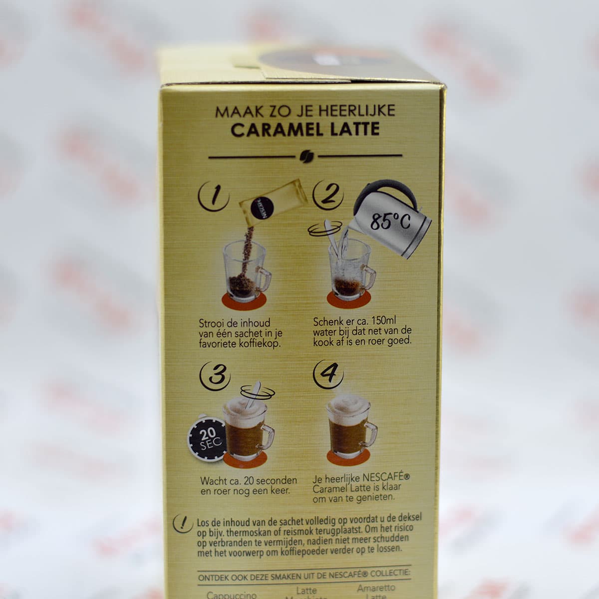 قهوه لاته گلد نسکافه Nescafe مدل Caramel — تصویر ۲