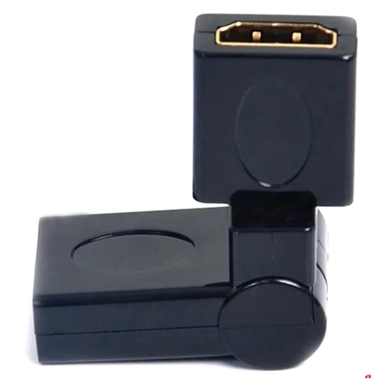 تبدیل دو سر ماده HDMI تاشو با سری چرخان