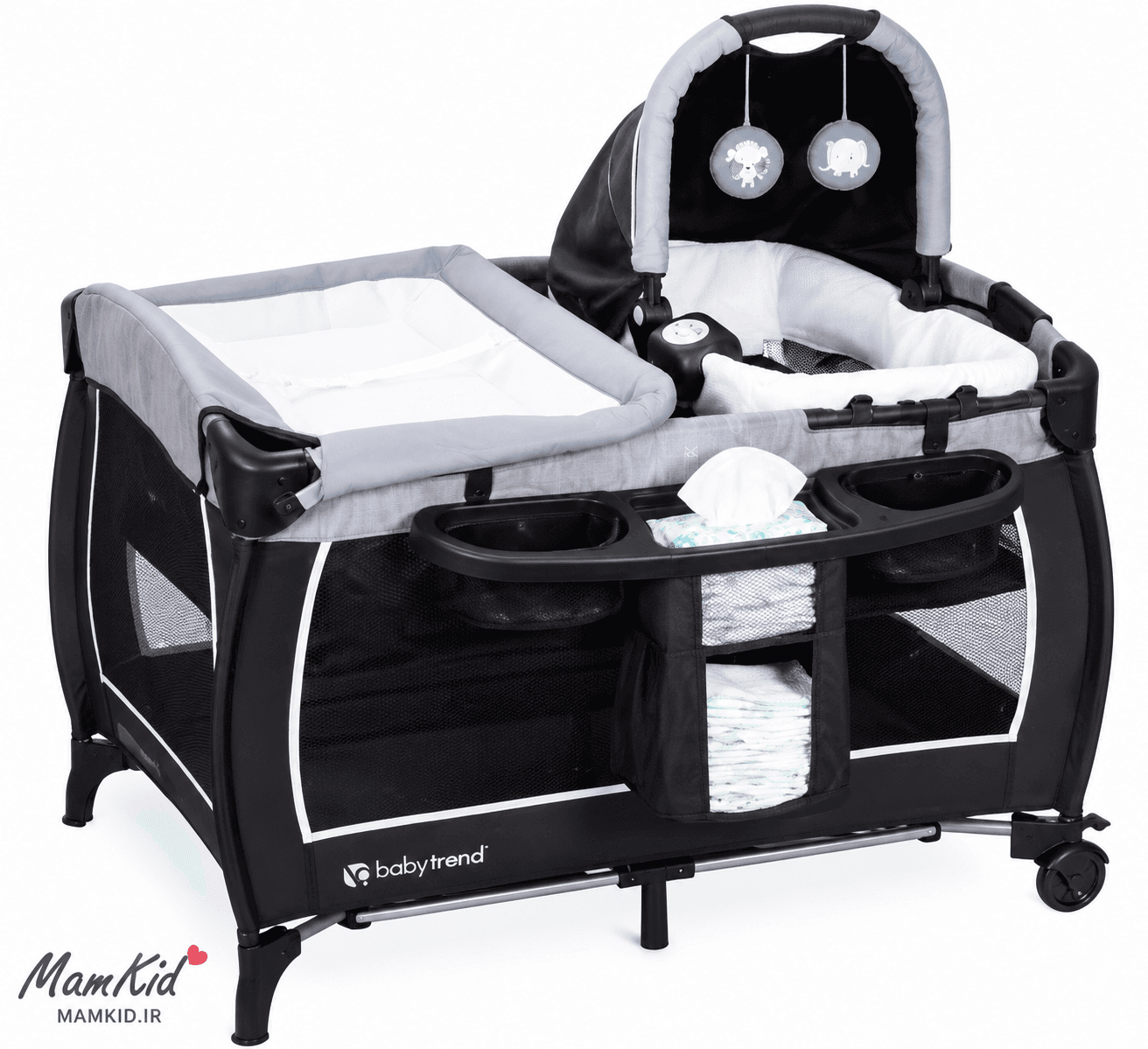 پارک بازی و تخت مسافرتی نوزاد Baby Trend Deluxe CLX Nursery Center Guardian — تصویر ۲