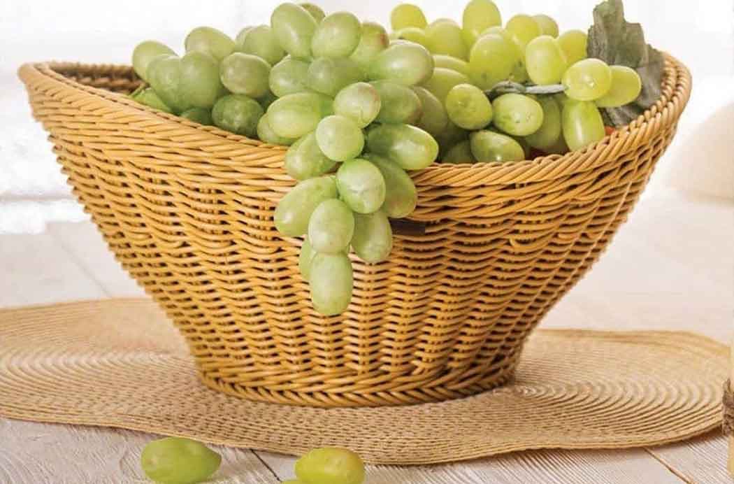 کاسه میوه خوری بیضی بافت ساغر بزرگ (زیباسازان) — تصویر ۵