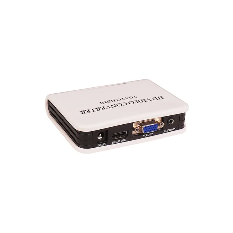 مبدل VGA به HDMI کی نت به همراه آداپتور و خروجی صدا مدل K-COVGA2HD — تصویر ۲