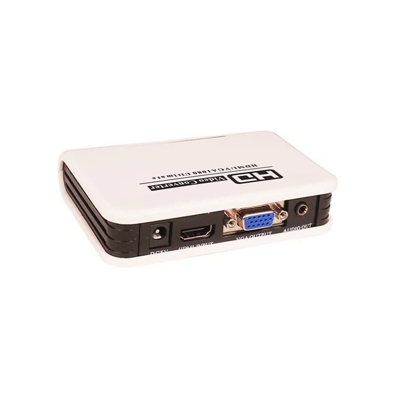 مبدل HDMI به VGA کی نت به همراه آداپتور و کابل صدا مدل K-COHD2VGA