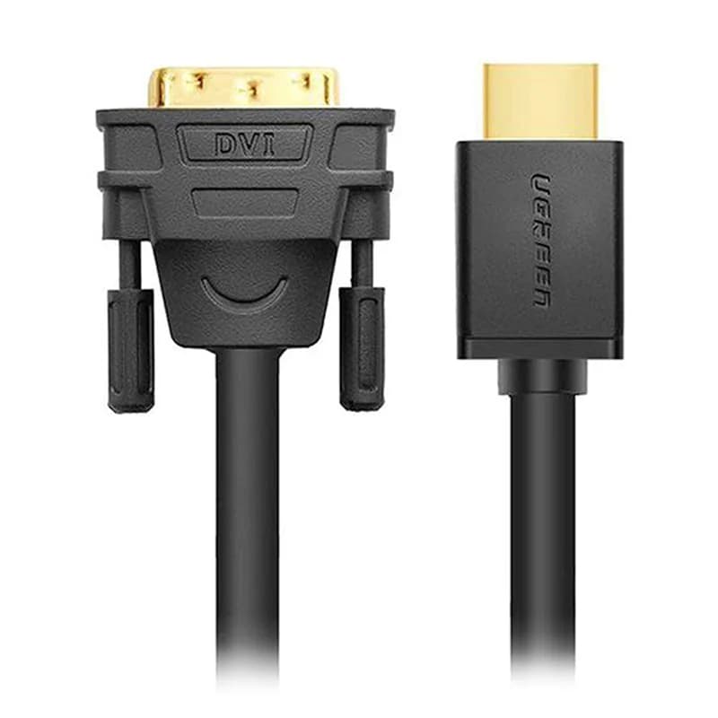 کابل HDMI به 1+24 DVI-D (دو طرفه) یوگرین مدل HD106-10136 طول 3 متر با رزولوشن 4K