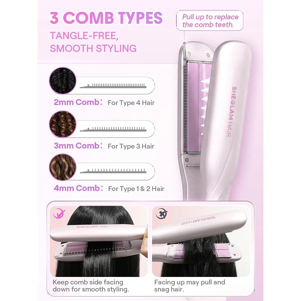 اتو مو بخاردار شیگلم مدل Hydra Shot Steam Iron Pro-EU Plug — تصویر ۱۱