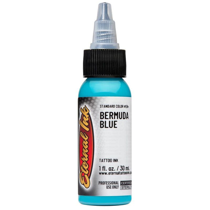 جوهر آبی تاتو Bermuda blue — تصویر ۳