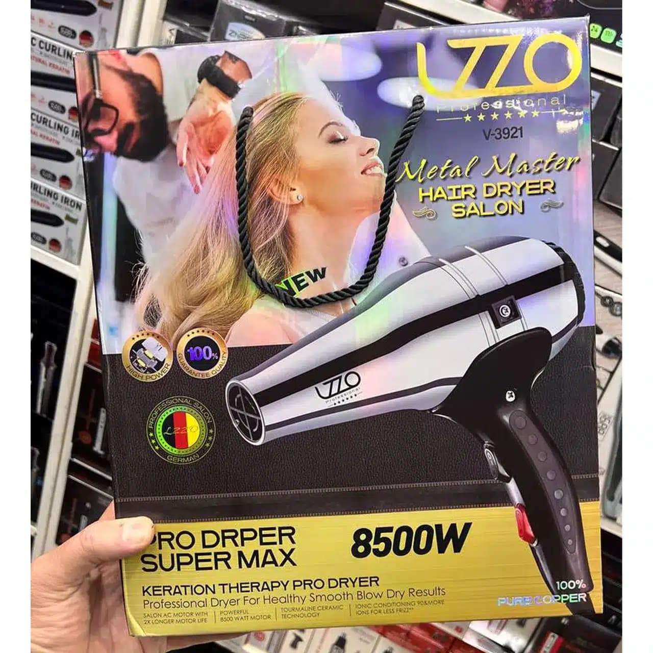 سشوار 8500 وات لزو V-3921 — تصویر ۲