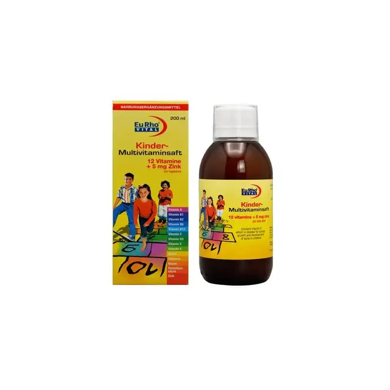 شربت مولتی ویتامین کیندر یوروویتال/MULTIVITAMIN KINDER EURHO VITAL