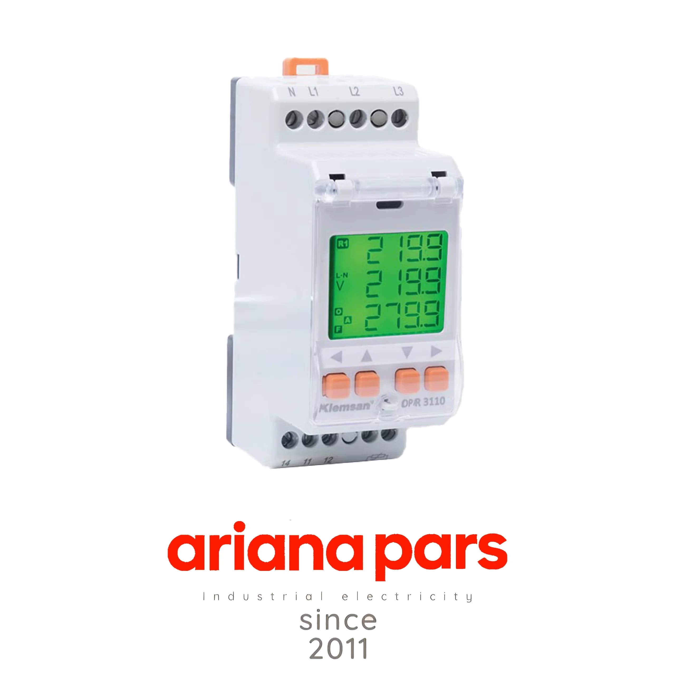 رله حفاظت دیجیتال کلمسان مدل DPR 3120E کد 270605 — تصویر ۲
