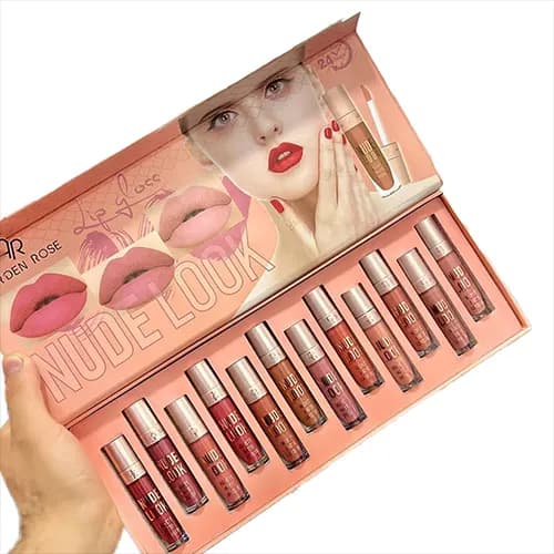 پک رژ مایع گلدن رز 12 تایی