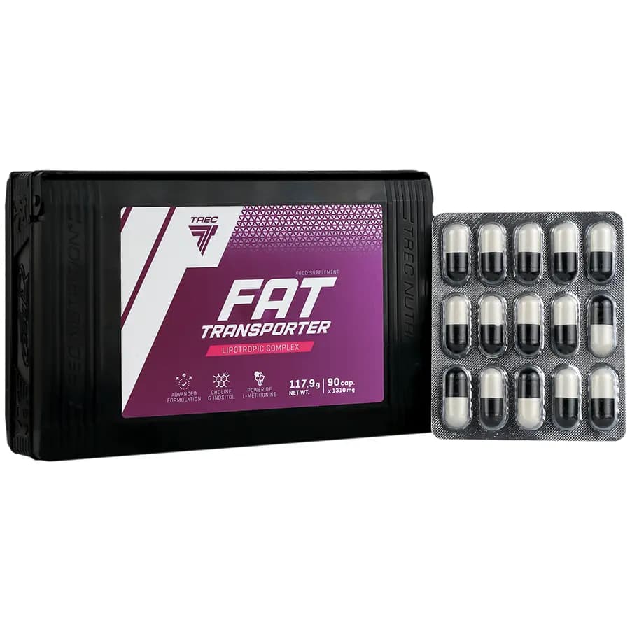 کپسول فت ترنسپورتر ترک نوتریشن/FAT TRANSPORTER TREC NUTRICION — تصویر ۲