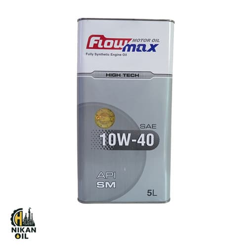 روغن موتور FlowMax HighTech SM 10W40 کارتن 5 لیتری فلزی