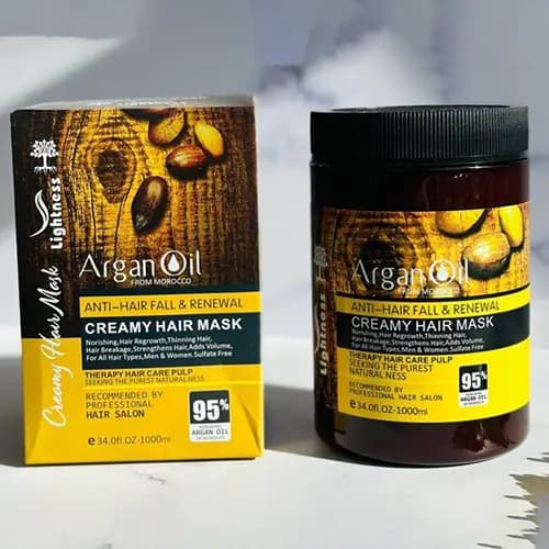 ماسک مو لایتنس مدل Argan oil — تصویر ۳