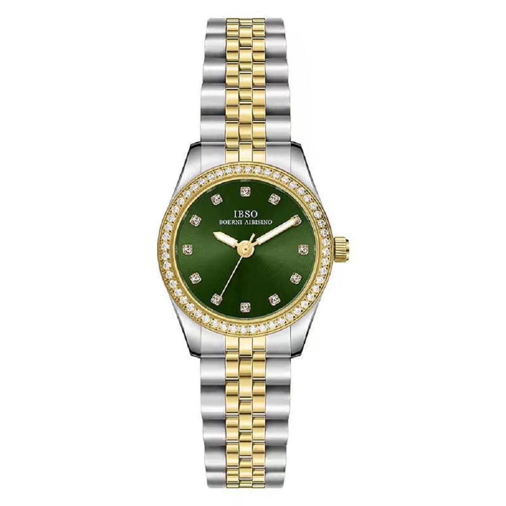 ساعت زنانه ایبسو IB1291-SilverGold-Green