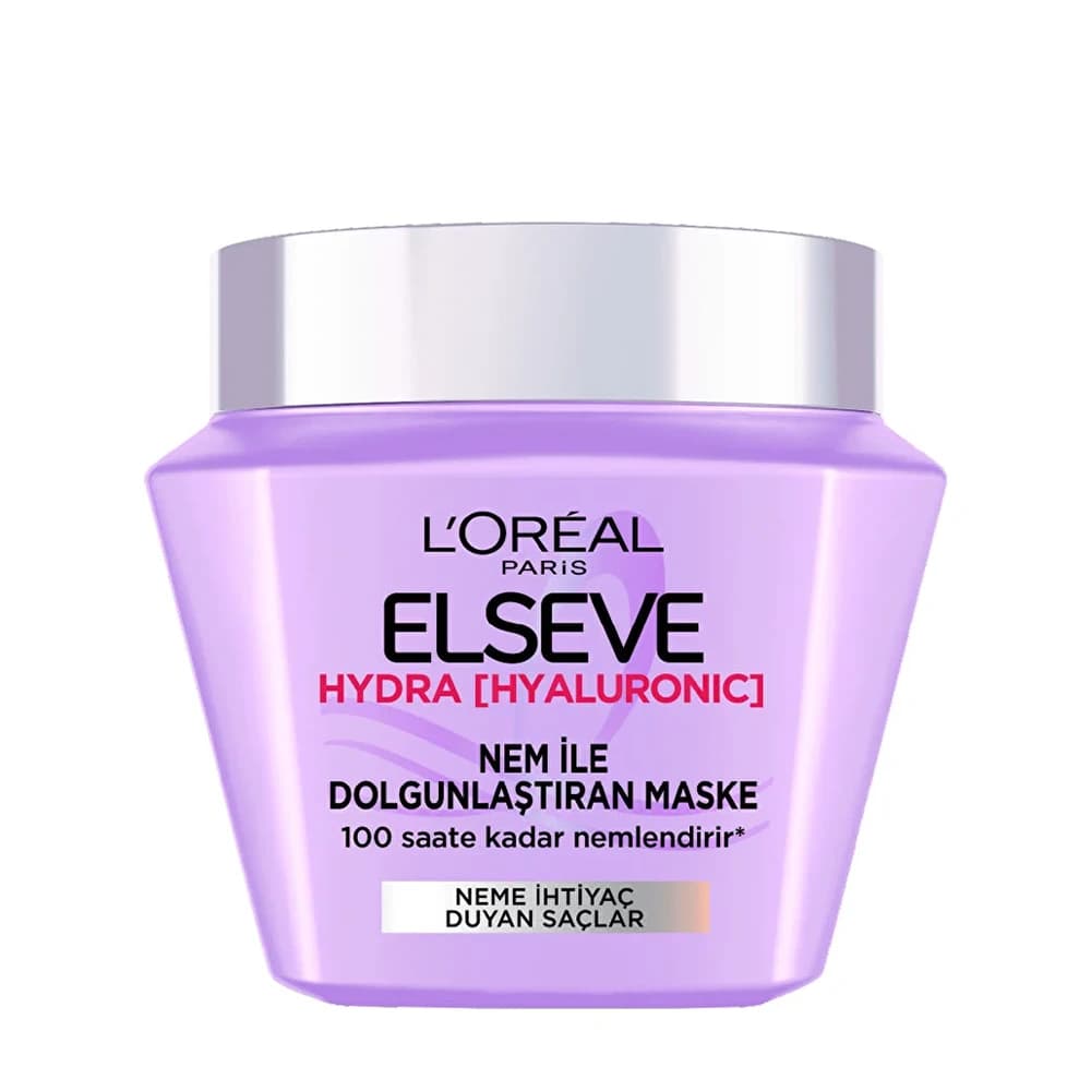 ماسک آبرسان مو السیو مدل HYDRA [HYALURONIC] حاوی هیالورونیک اسید مناسب موهای خشک و وز حجم 300 میلی‌لیتر