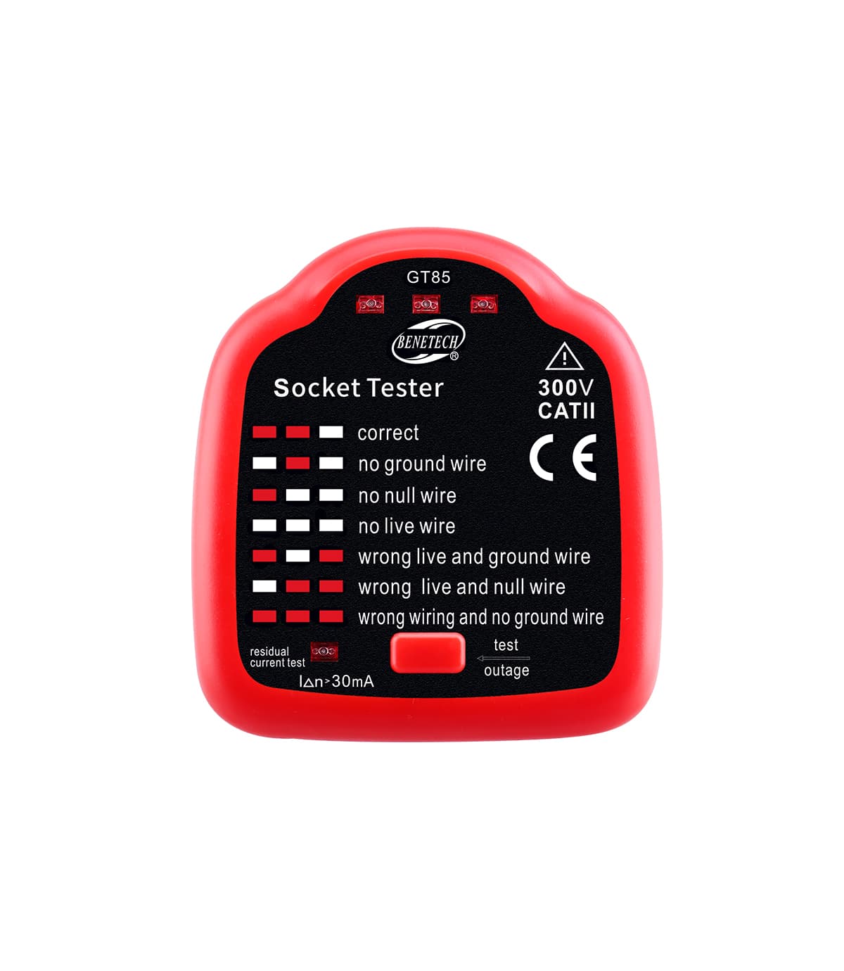 RCD تستر BENETECH مدل GM85