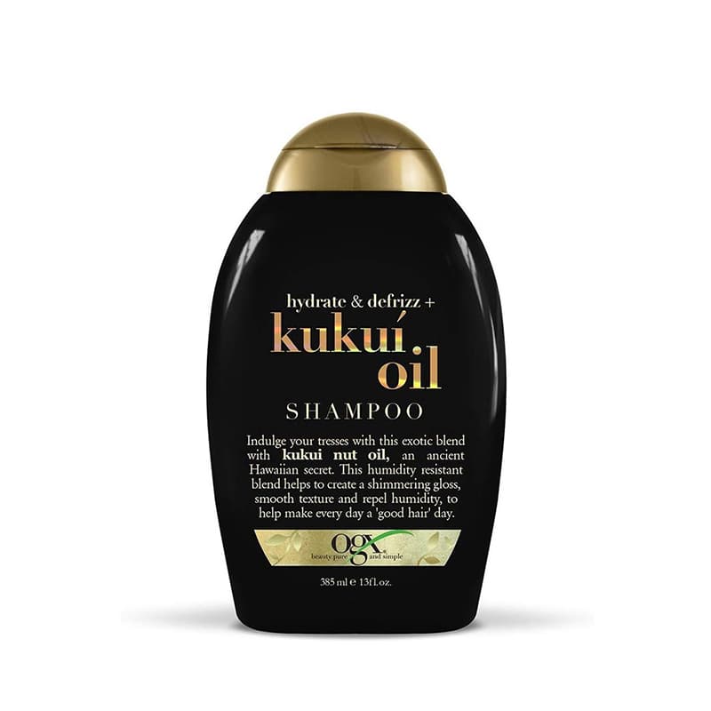 شامپو او جی ایکس OGX آبرسان و ضد وز مدل Hydrate and Defrizz + Kukui Oil حجم 385 میل OGX – او جی ایکس