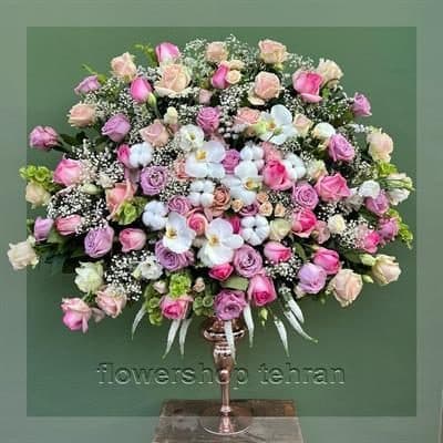 چیدمان هنری دسته گل چیپسی برای دکور میز یا لابی