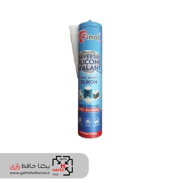 چسب سیلیکون سفید فاینال وزن 280 گرم