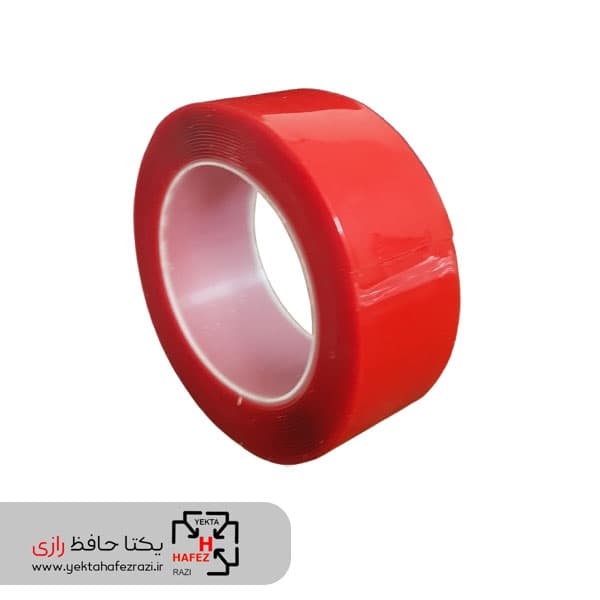 چسب دوطرفه ژله ای قرمز گرین من عرض 4 سانتی متر — تصویر ۲