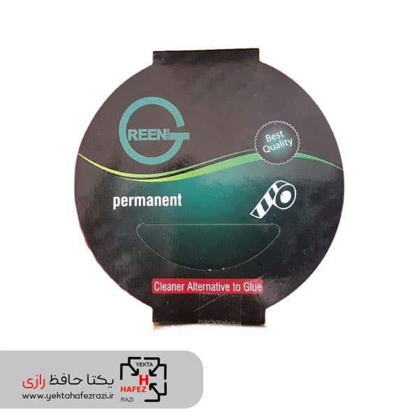 چسب دوطرفه ژله ای گرین من قرمز عرض 3 سانتی متر