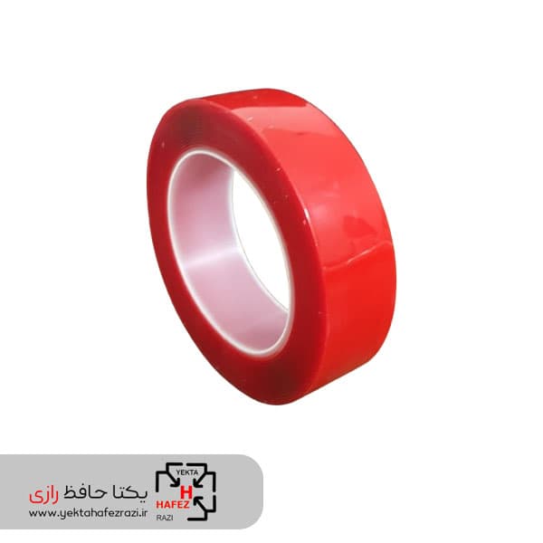 چسب دوطرفه ژله ای گرین من قرمز عرض 3 سانتی متر — تصویر ۲