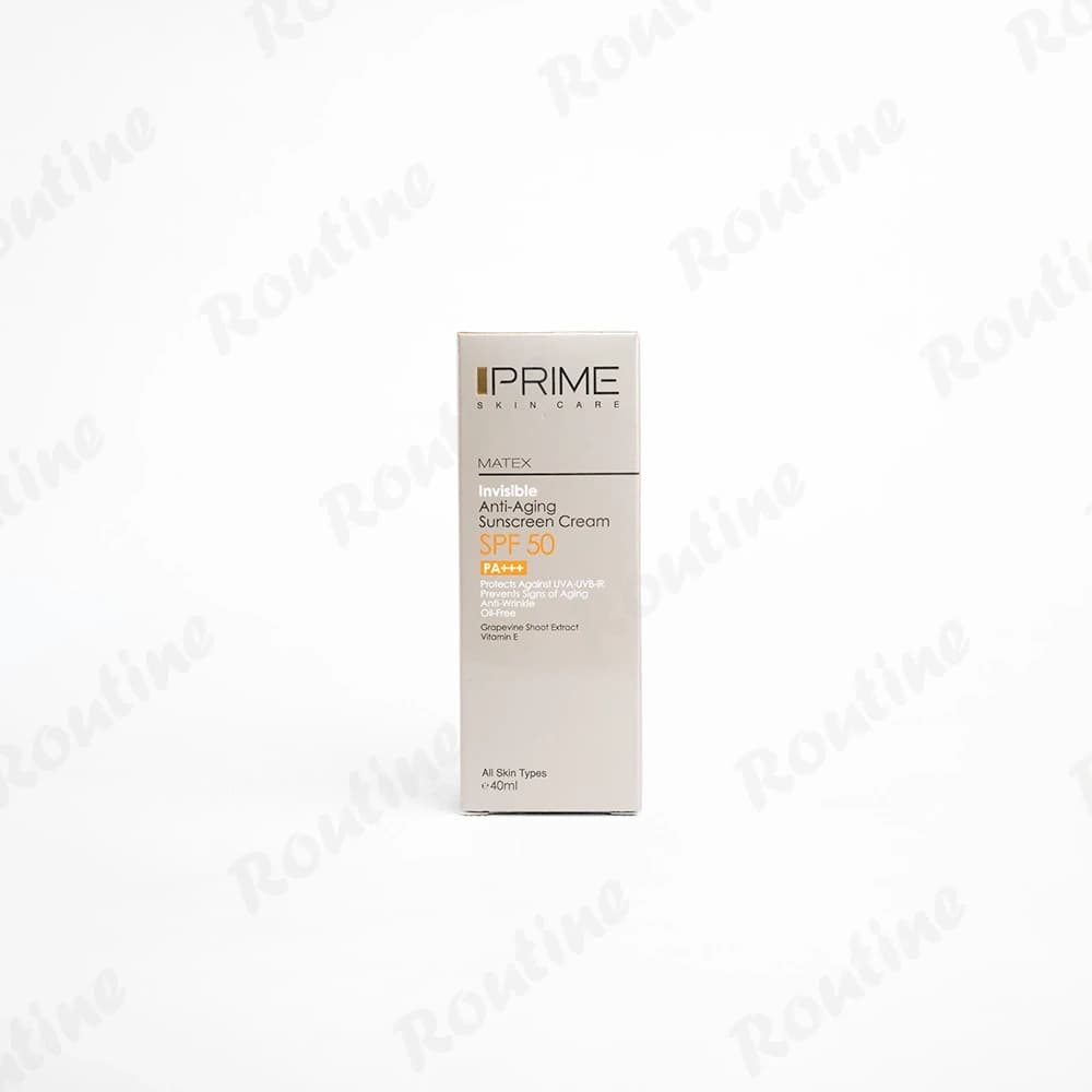 کرم ضد آفتاب بی رنگ جوان کننده SPF50 پرایم — تصویر ۵