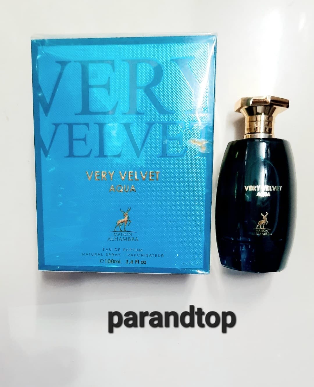 ادکلن الحمبرا وری ولوت اکوا ALHAMBRA VERY VELVET AQUA حجم 100میل