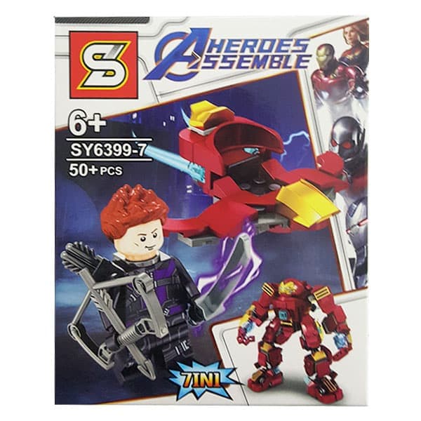 ساختنی اس وای مدل هاکای Hawkeye از سری Heroes Assemble SY6399
