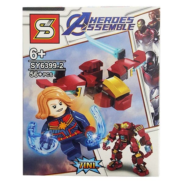 ساختنی اس وای مدل کاپیتان مارول Captain Marvel از سری Heroes Assemble SY6399