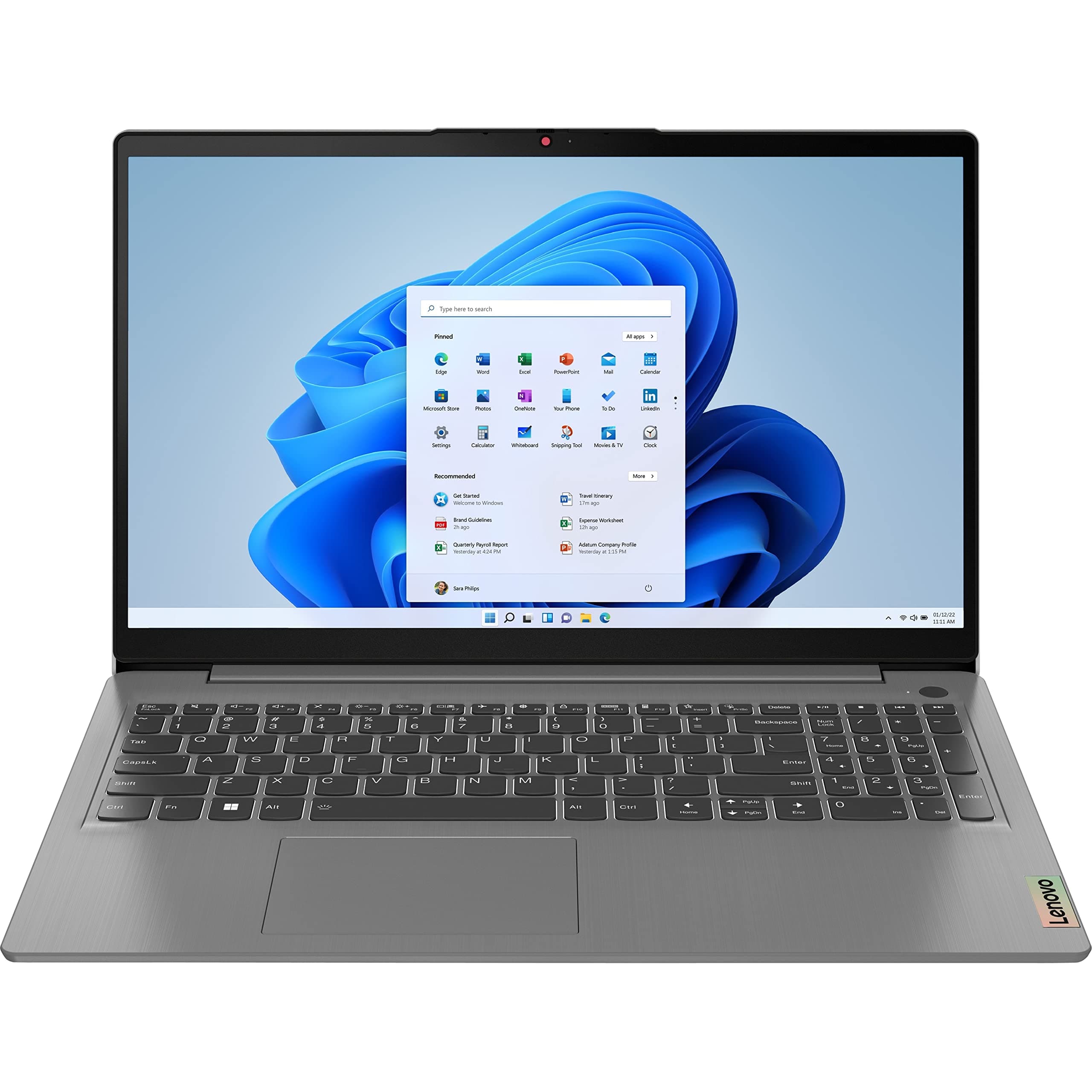 لپ تاپ لنوو مدل Ideapad3 Ryzen7 7500U 12GB 1TB+256GB SSD 2GB
