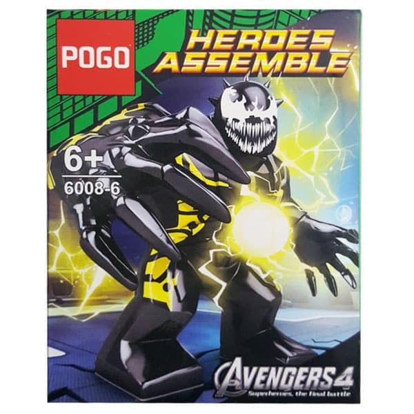 ساختنی پوگو مدل Venom کد ۶ از سری Heroes Assemble 6008 — تصویر ۲