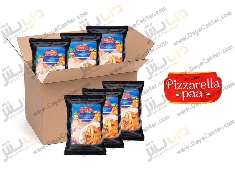 ادویه سیب زمینی سرخ کرده نیویورک پیزارلا پا کارتن 25 عددی — تصویر ۲