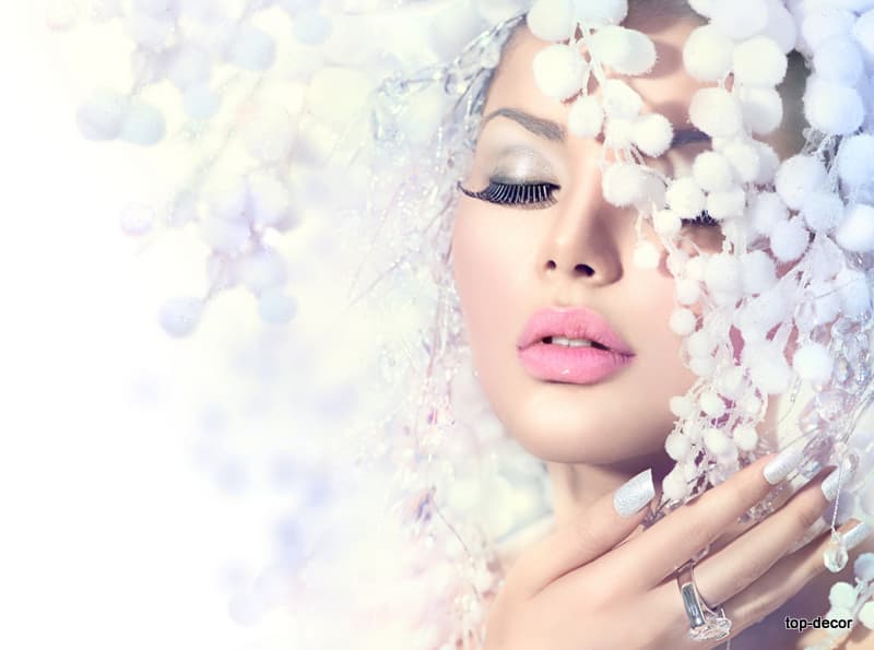 پوستر دیواری سه بعدی طرح سالن زیبایی بهاری