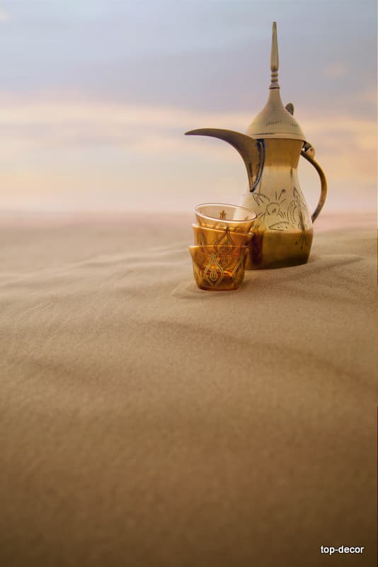 پوستر دیواری سه بعدی طرح کافه ای