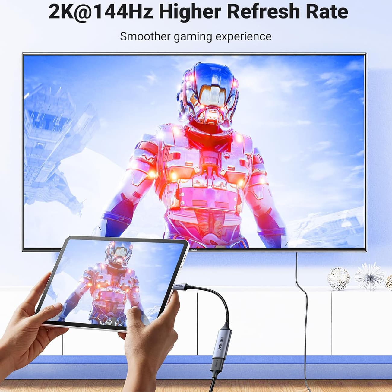 مبدل تایپ‌سی به HDMI یوگرین ugreen CM297 70444 — تصویر ۵