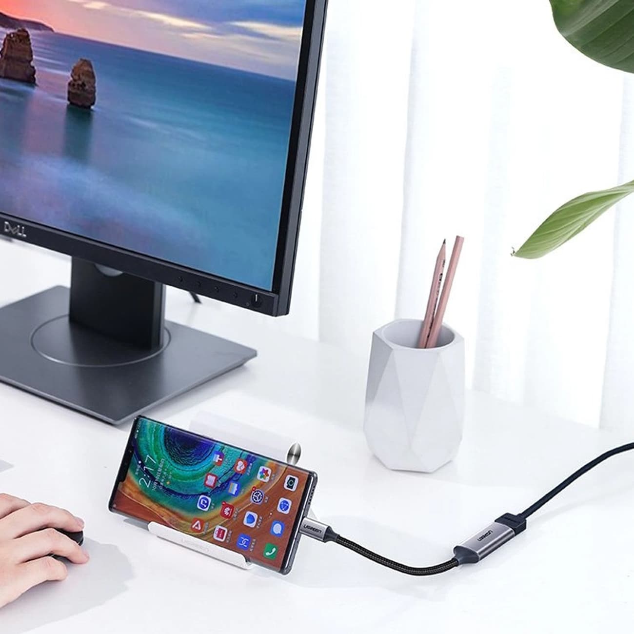 مبدل تایپ‌سی به HDMI یوگرین ugreen CM297 70444 — تصویر ۳