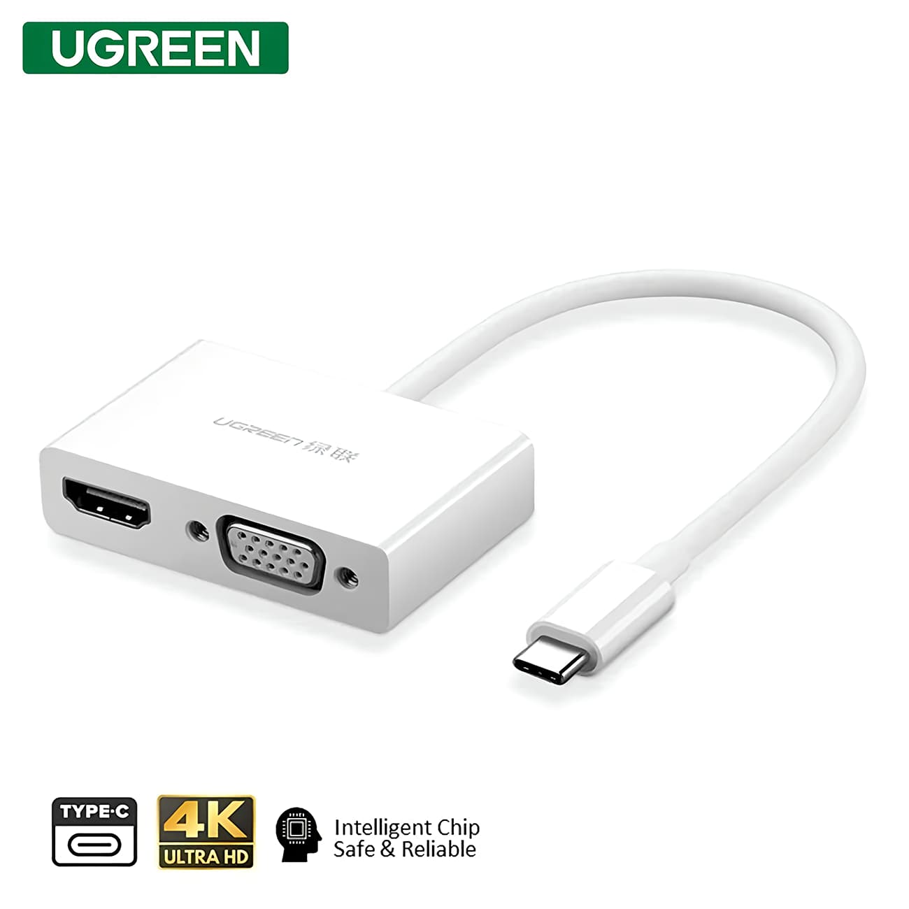 مبدل تایپ‌‌سی به HDMI و وی‌جی‌ای یوگرین MM123 30843 — تصویر ۴