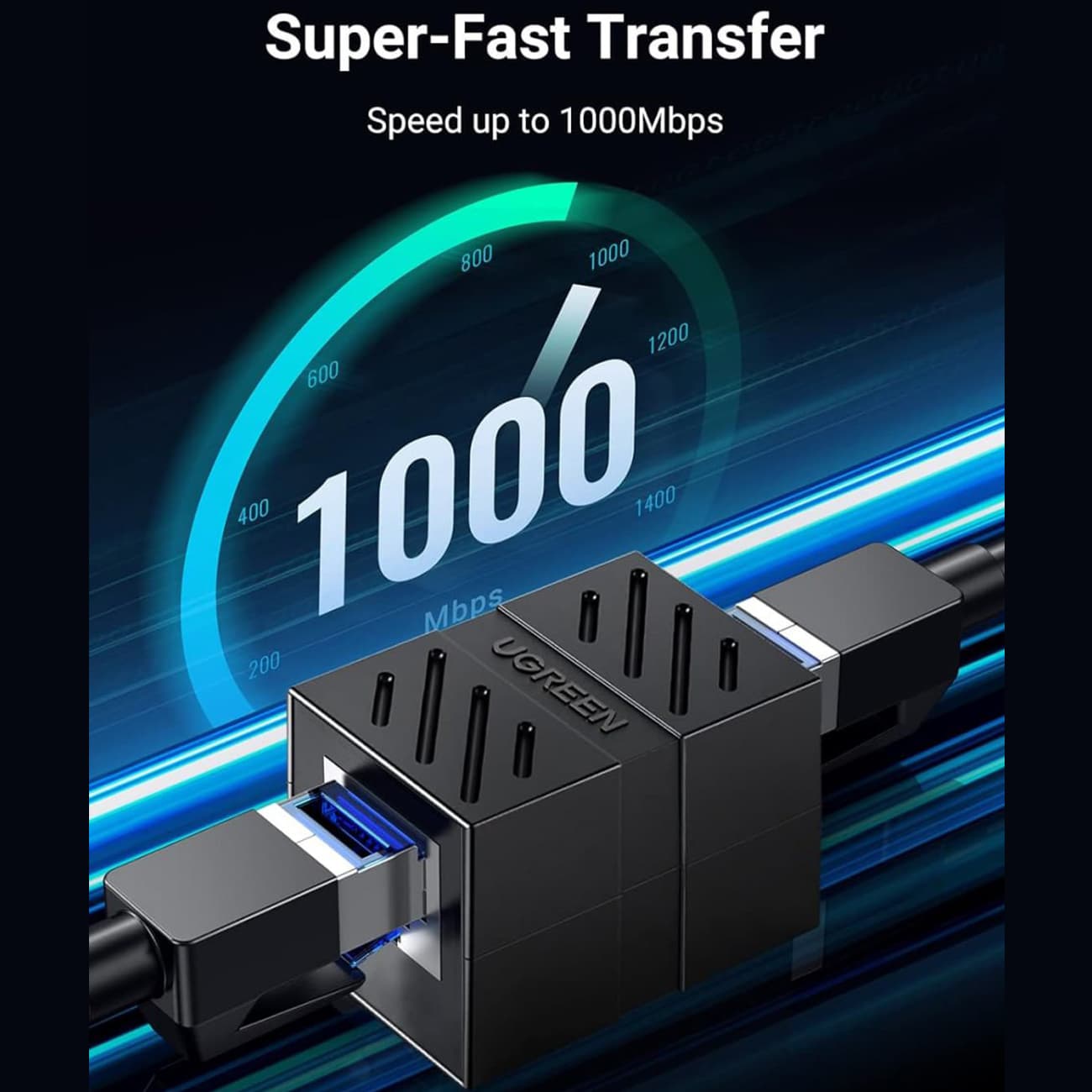 تبدیل افزایش طول کابل شبکه RJ45 یوگرین UGREEN NW114 20311 — تصویر ۴