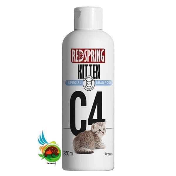شامپو تخصصی مخصوص بچه گربه (مدل C4) رد اسپرینگ C4special shampoo kitten حجم 250 میلی لیتر — تصویر ۲