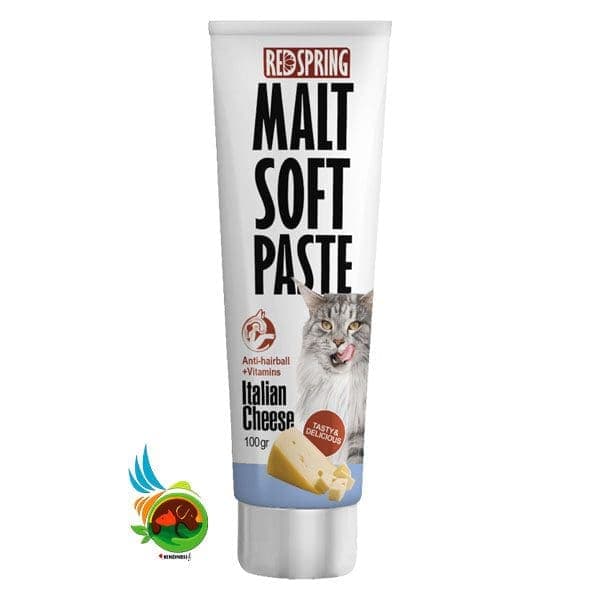 خمیر مالت رد اسپرینگ ضد گلوله مویی با طعم پنیر ایتالیایی Malt soft paste italian cheese وزن 100 گرم