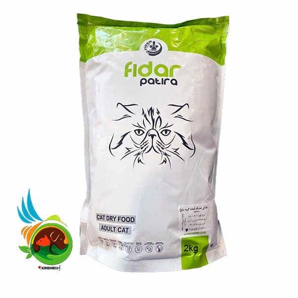 غذای خشک گربه بالغ فیدار Fidar Patira Adult dry cat food وزن 2 کیلوگرم