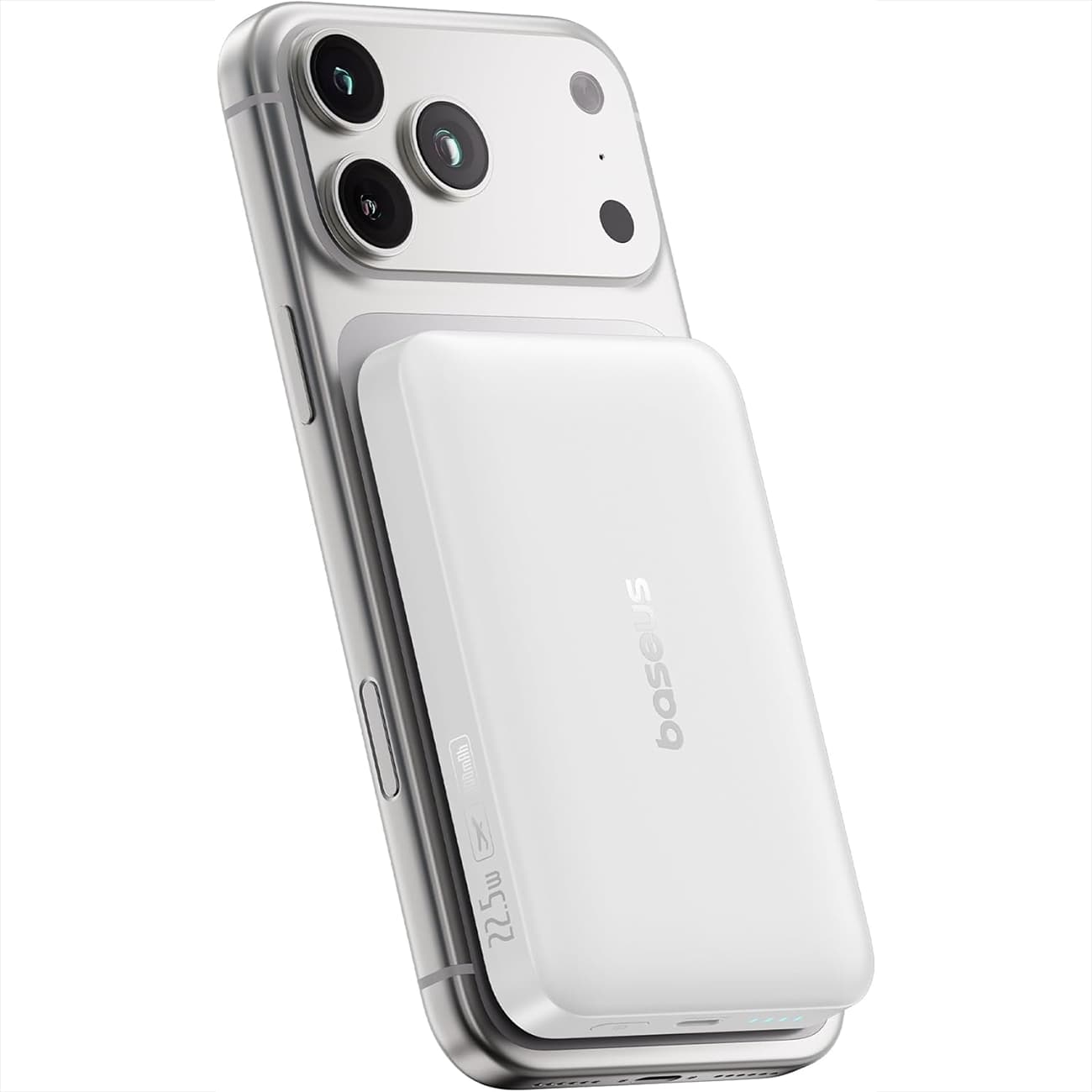 پاور بانک 10000 وایرلس باسئوس Baseus مدل P1008210E313 توان 22.5 وات — تصویر ۸