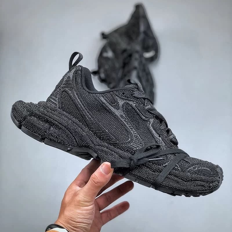بالنسیاگا تری ایکس ال Balenciaga 3XL Black Gem فول نگین — تصویر ۳
