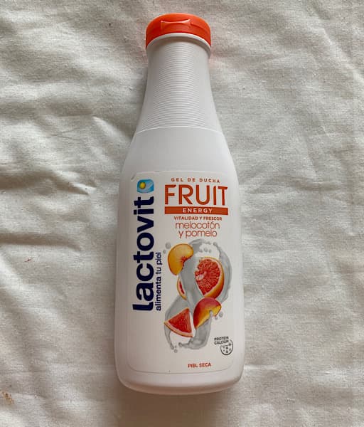 شامپو بدن لاکتویت مدل انرژی Lactovit Lactovit Fruit Antiox melocoton y pomelo Shower Gelحجم600میل — تصویر ۲